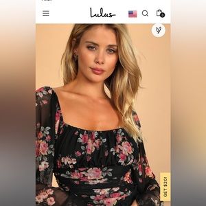 Medium floral bodysuit Lulu’s